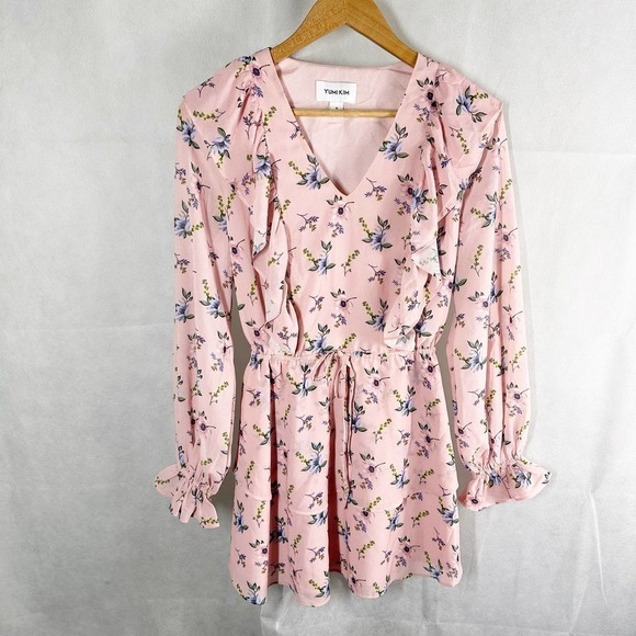 Yumi Kim West Village Mini Dress in Bloomfield Pink Size Small - Picture 1 of 8